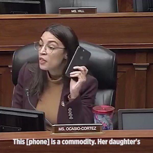 Heidi N. Moore (@moorehn) on Twitter photo 2019-11-28 03:08:25 Economically sound argument from @AOC here on why paying for medicine and paying for an iPhone are enormously different. Economically sound argument from @AOC here on why paying for medicine and paying for an iPhone are enormously different.
