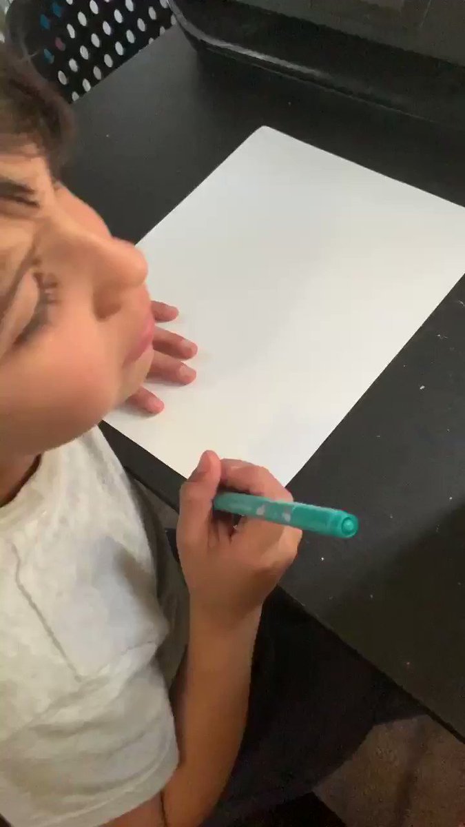 Michelle Baldonado - When you’re preparing for @UCLAMathProject PD and decide to try stuff on your 8yo son 💡Thank you @newd0g0ld. Reminds me of @CotsenAoT days with you. And @CarrythZero @Angelaturrou @meganlfranke 4share6  