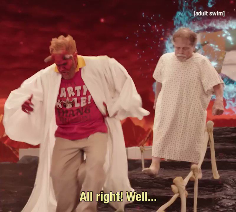 HELL YES: watch two new episodes of YOUR PRETTY FACE on http://adultswim.com . watch 'em all weekend, OVER AND OVER AND OVER.
http://www.adultswim.com/videos/your-pretty-face-is-going-to-hell/the-party-hole …