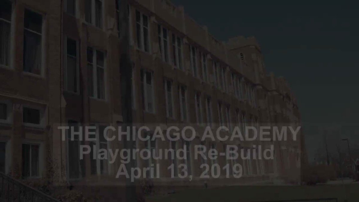 Looking back to an AWESOME day (Apr 13), AWESOME partners (@ChiPubSchools @LurieChildrens @gilbert36ward), & AWESOME #BofAVolunteers. Honored to help give The Chicago Academy students a safe play space. #FridayFeelings