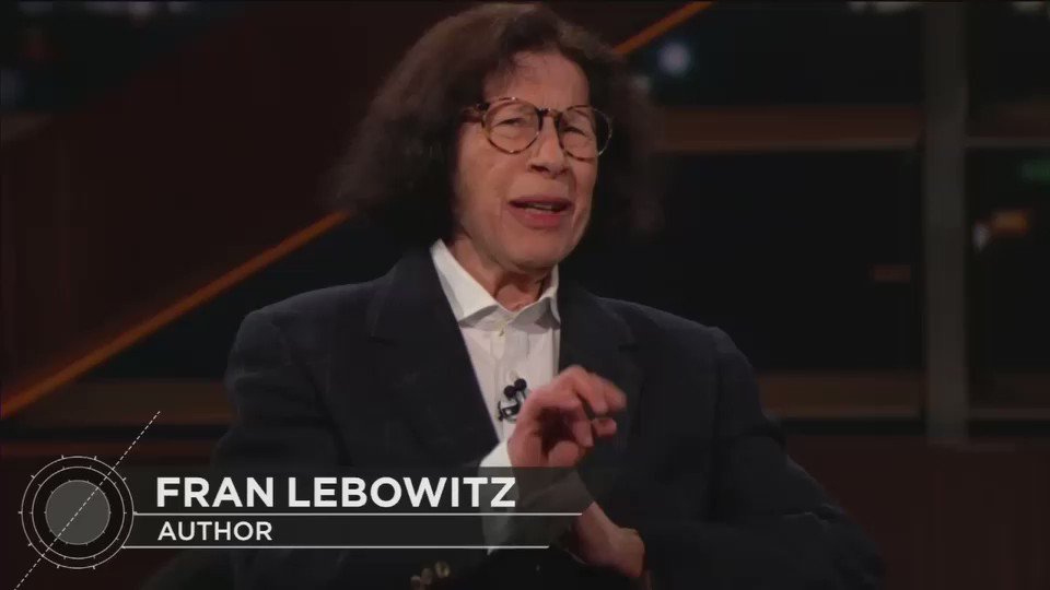 On Bill Maher, Fran Lebowitz suggests murdering President Donald Trump: “We should turn him over to the Saudis, his buddies. The same Saudis who got rid of that reporter. Maybe they could do the same for him.”
