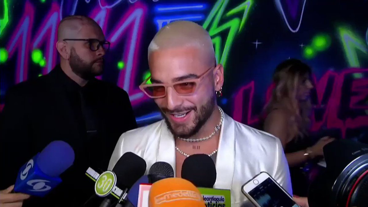 We are proud of this global artist who represents my beautiful Colombia,Maluma. Album release 11:11. #medellin #miami #sony