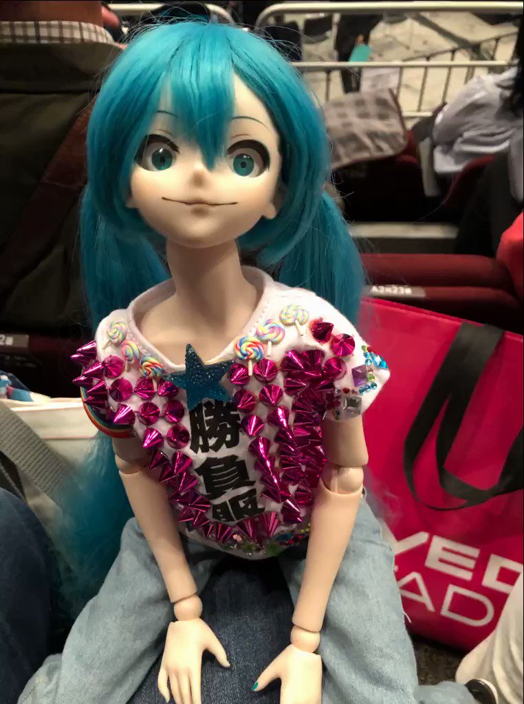 creepy hatsune miku doll