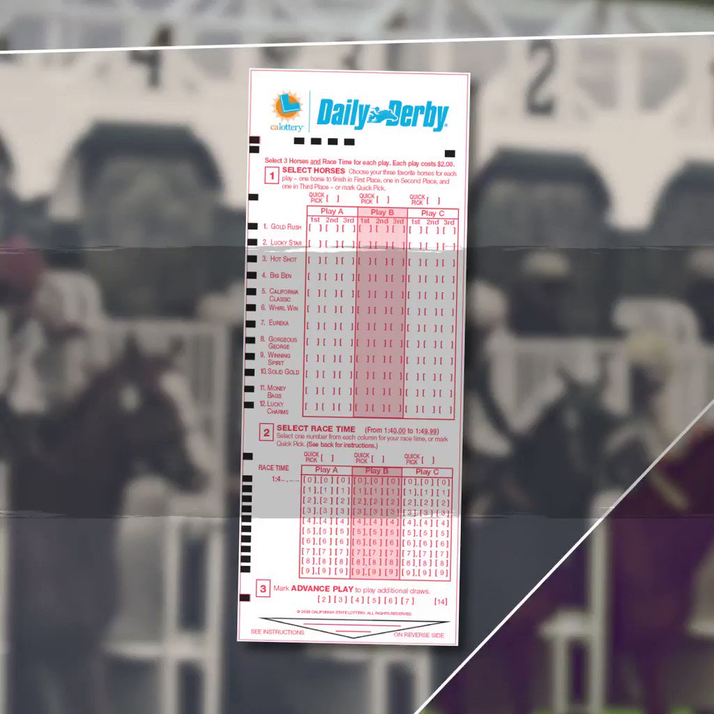 Which lucky pick will win the race? You'll never find out if you don't play! Get your Daily Derby pick in today. #DailyDerby #calottery #Derby