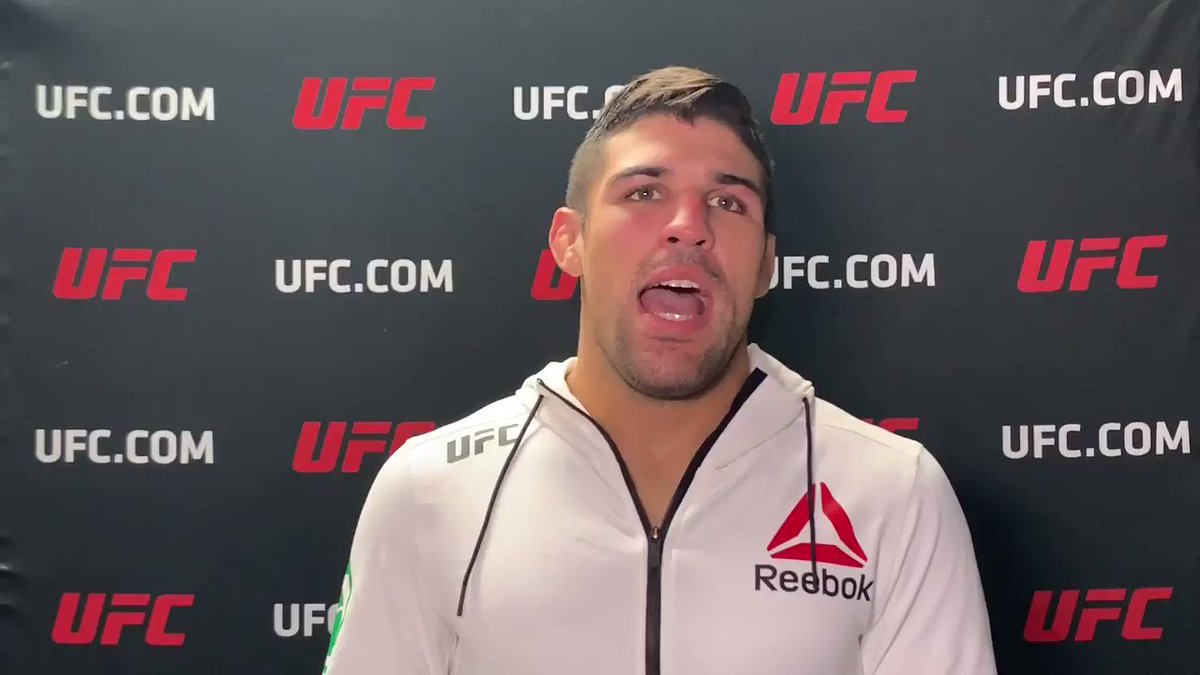 "I was expecting his aggressiveness. I knew he was going to come try to finish me."
@VicenteLuqueMMA walks through how he was able to recover from an early shot to get a first round finish. #UFCRochester