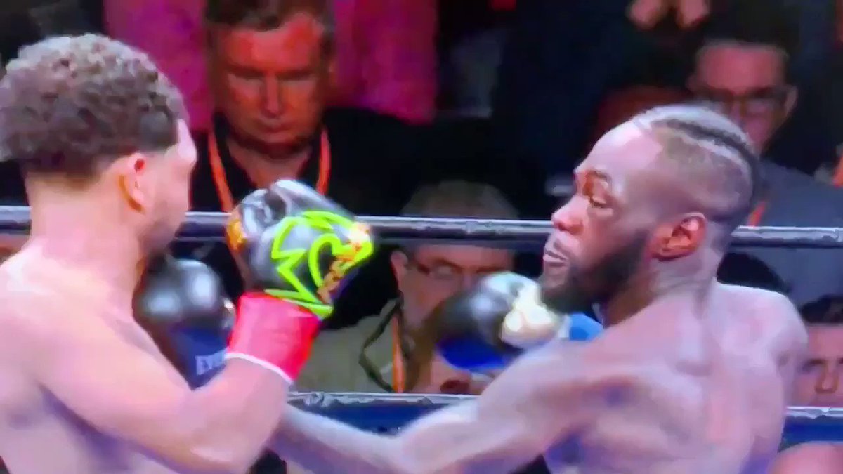 Godfred Akoto Boafo's photo on Deontay Wilder