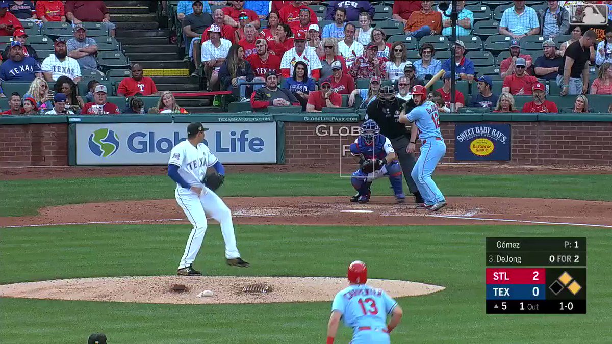Paul DeJong just keeps hitting!#TipOfTheCap
