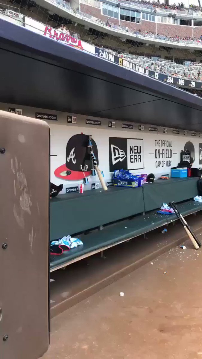 Here lies the bat of @ronaldacunajr24
