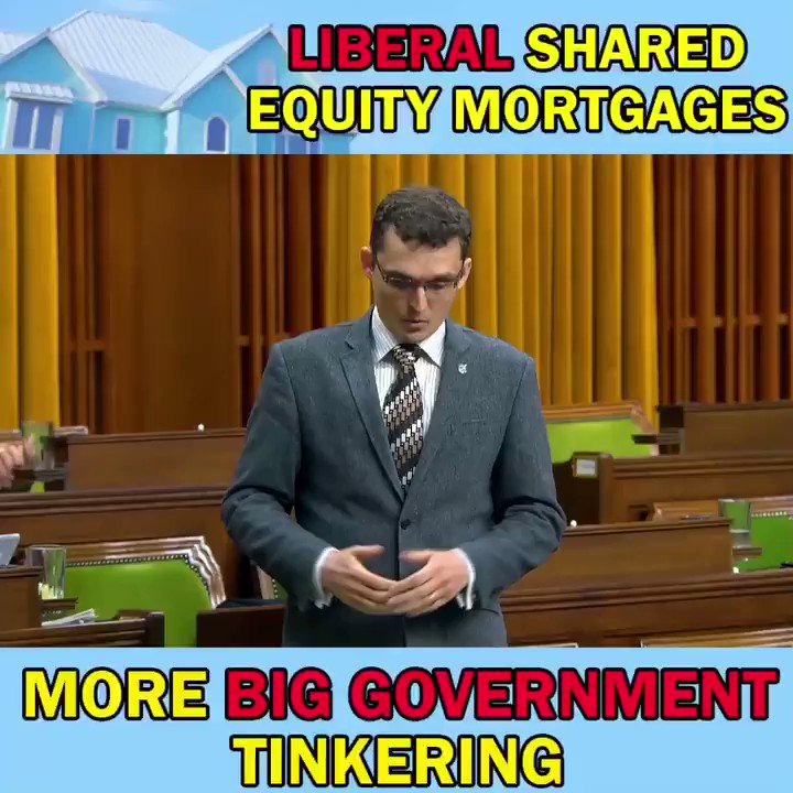 The Liberals' shared equity mortgage scheme is far from the solution to the #HousingAffordability crisis that this government created with the mortgage #StressTest. This Liberal proposal is simply an election gimmick. Also, classic big-government thinking! #B20 #Housing
