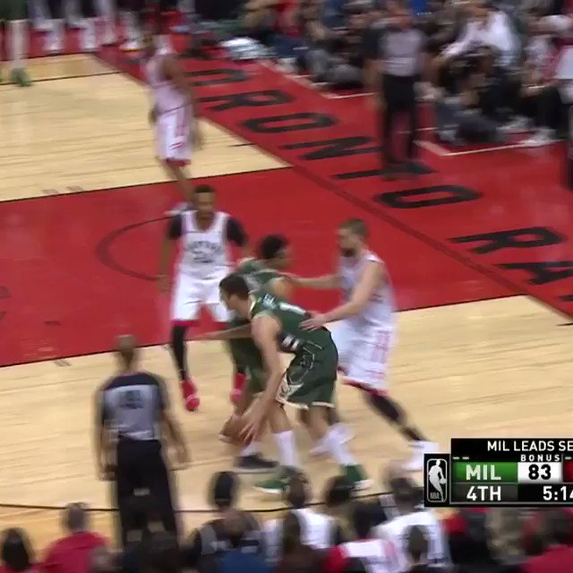 NBA (@NBA) on Twitter photo 2019-05-20 01:17:00 Brook Lopez gets it to drop through the contact... and were all tied! #FearTheDeer 88 #WeTheNorth 88 4:02 to go on @NBAonTNT Brook Lopez gets it to drop through the contact... and were all tied! #FearTheDeer 88 #WeTheNorth 88 4:02 to go on @NBAonTNT