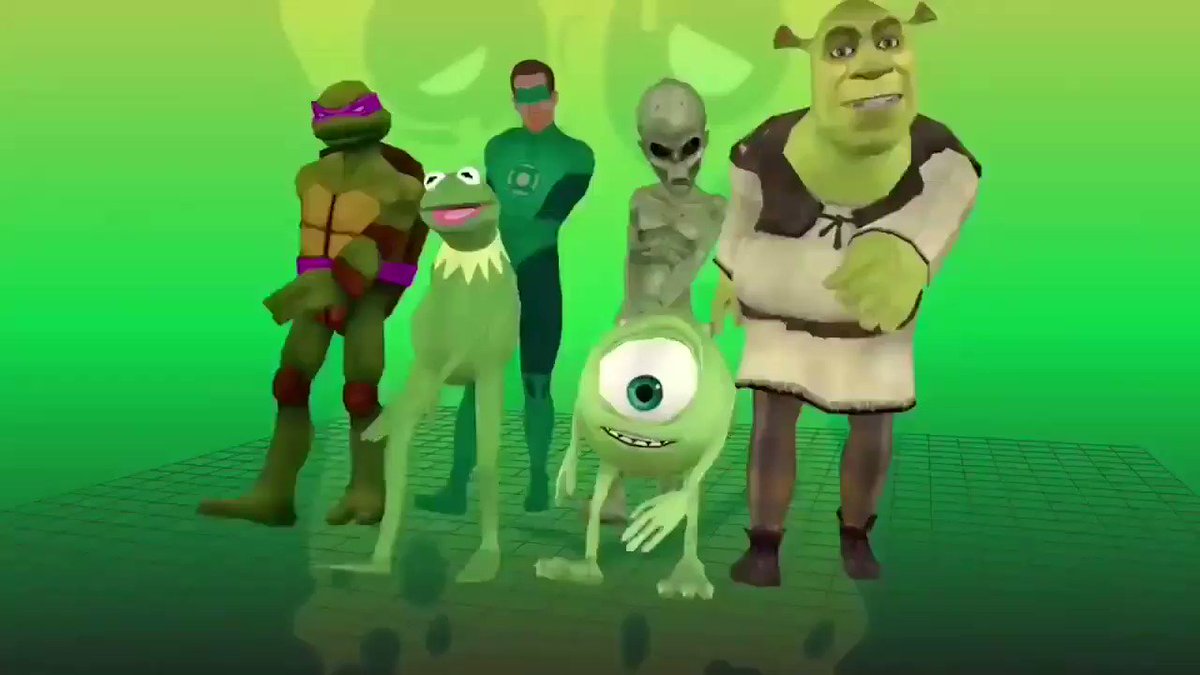 SHREK DANÇANDO 