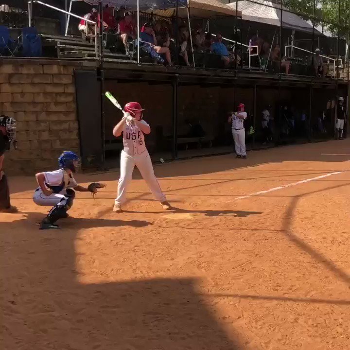 #walkoff #dinger #travelball @DeMarini @RawlingsSports @USABaseball12U @kadenellis15 this ball was smoked. 1st pitch of the at bat. #baseball was smoked.