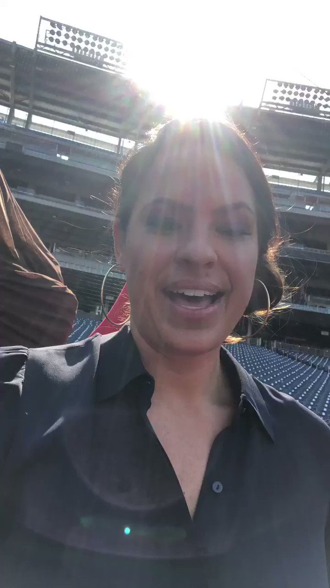 Thank you @Nationals for some serious fun last night as our own heads joined the Presidents Race!! Hilarious @arod @Buster_ESPN @espn #MattyV