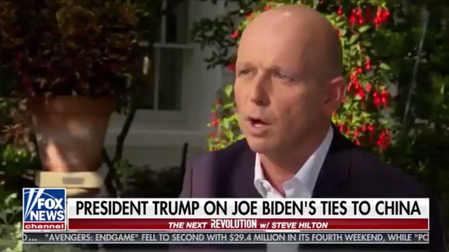 W/the #Discovery of China pumping billions into Biden’s family businesses, #WeThePeople are asking
“Don’t you think that should be investigated...that financial connection?”
#WeThePeople want answers & #PresidentTrump agrees 💯%!
#POTUS - “It’s a disgrace”