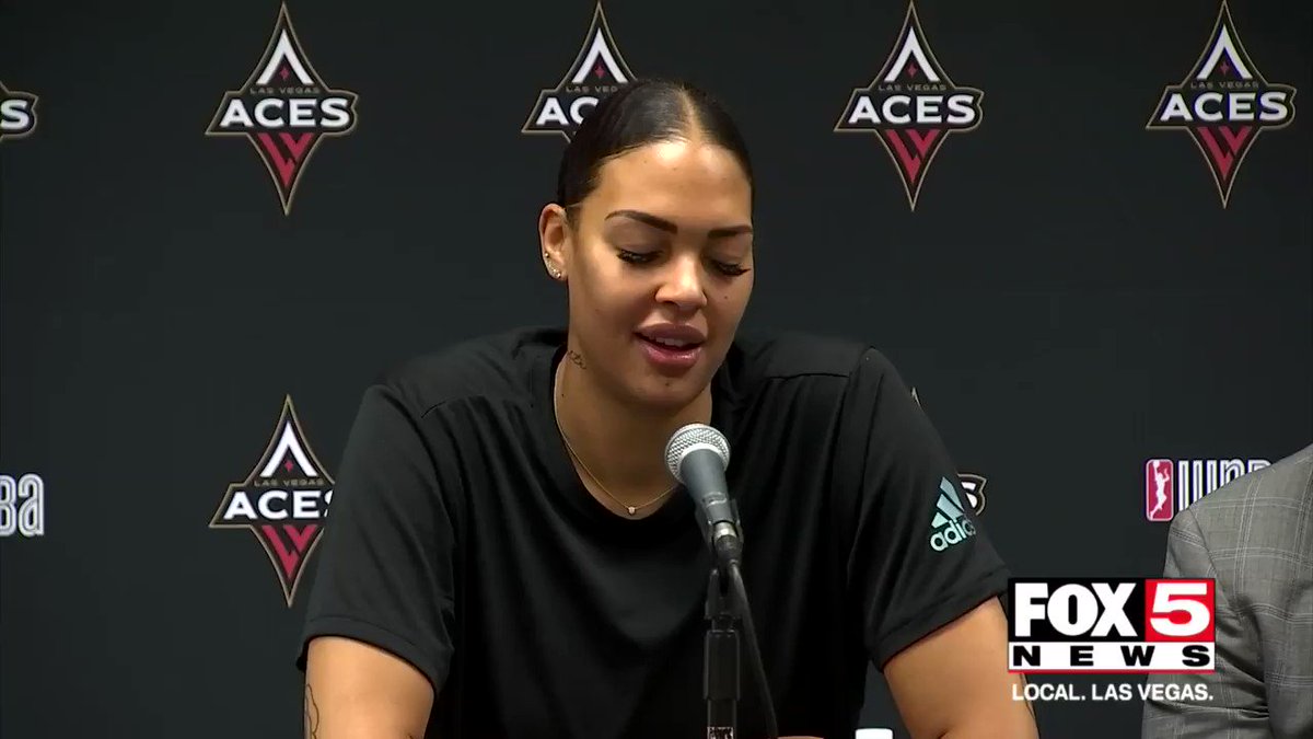 Liz Cambage gets emotional during her @LVAces introductory press conference after detailing her struggles when she entered the WNBA & why she sat out for 4 seasons
"My first year, in Tulsa, I cried on the phone every night to my mom and my agent, because I wanted out of there."