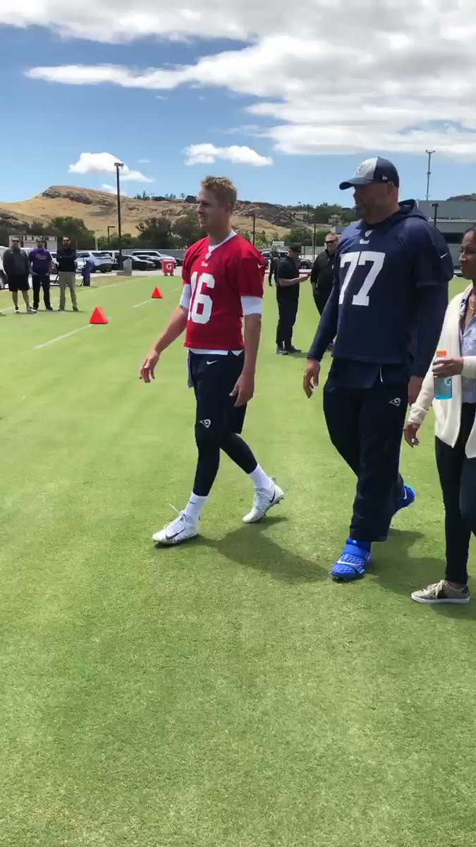 Los Angeles Rams (@RamsNFL) on Twitter photo 2019-05-21 01:36:06 Honored to host Ventura County first responders + the late Sgt. Ron Helus’ family at OTAs today. We’ll forever remember Sgt. Helus’ acts of heroism. #LATogether Honored to host Ventura County first responders + the late Sgt. Ron Helus’ family at OTAs today. We’ll forever remember Sgt. Helus’ acts of heroism. #LATogether