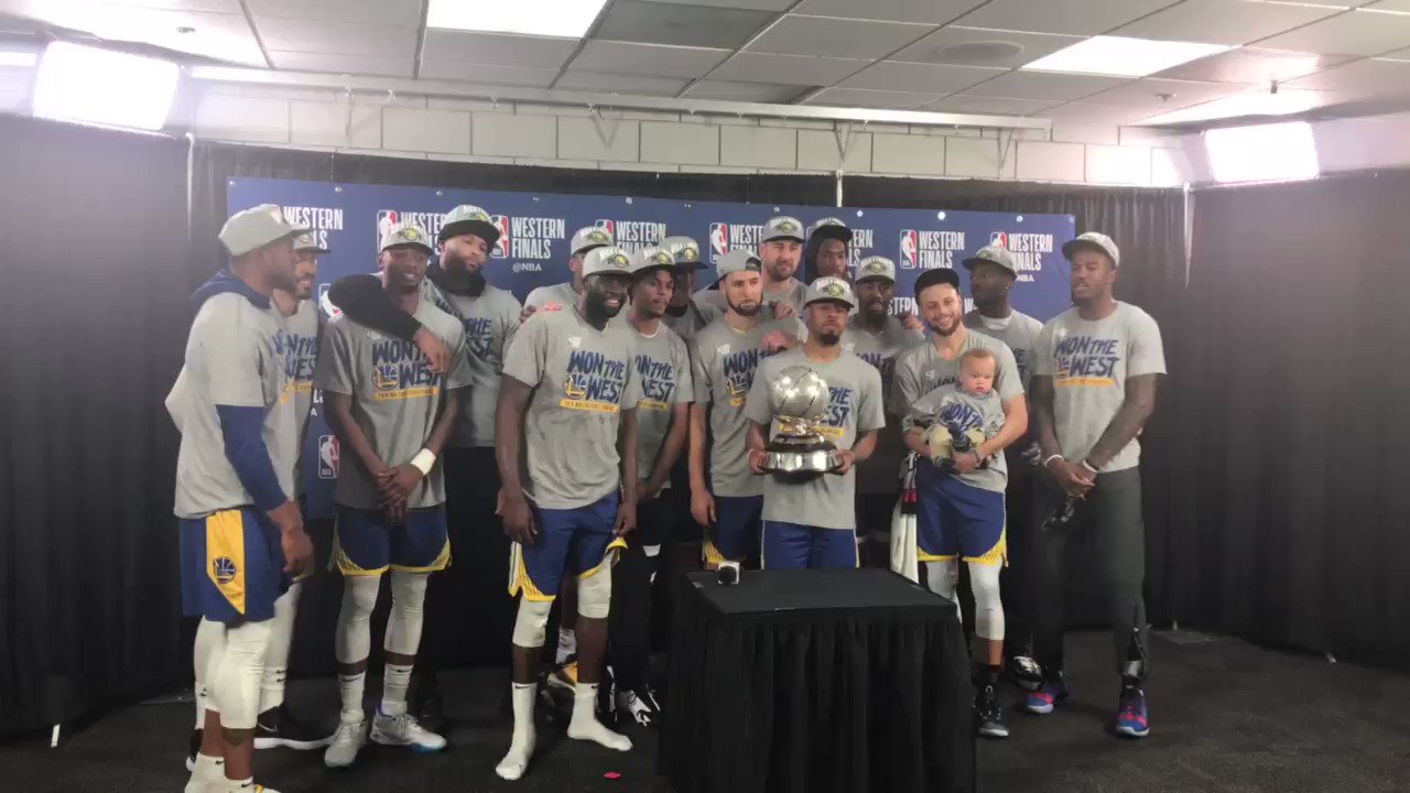 Lids on Twitter: The Western Conference Champs have been crowned. Congrats  to the Golden State @warriors on advancing to the NBA Finals. Championship  gear arrives in select stores soon:    /
