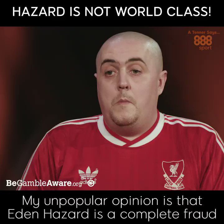 ‘Hazard isn’t in the same league as Salah – he’s a FRAUD!'Who do you think is the better player?@anfieldagenda #UnpopularOpinion #CFC #LFC