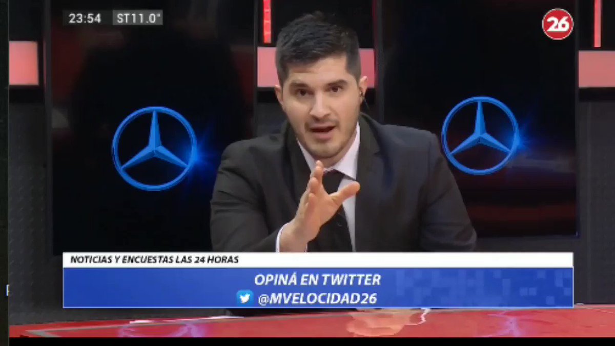 Nuestro relator @alepueblasok defendiendo al #automóvilsmo en @mvelocidad26 por @canal26noticias 👏👏👏👏