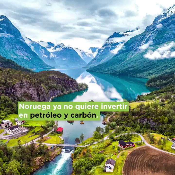 Noruega ya no quiere invertir en petróleo y carbón.Video: @el_BID