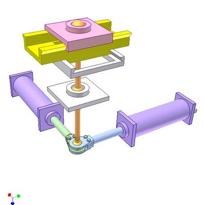 Controlling Two Linear Motions of an Object