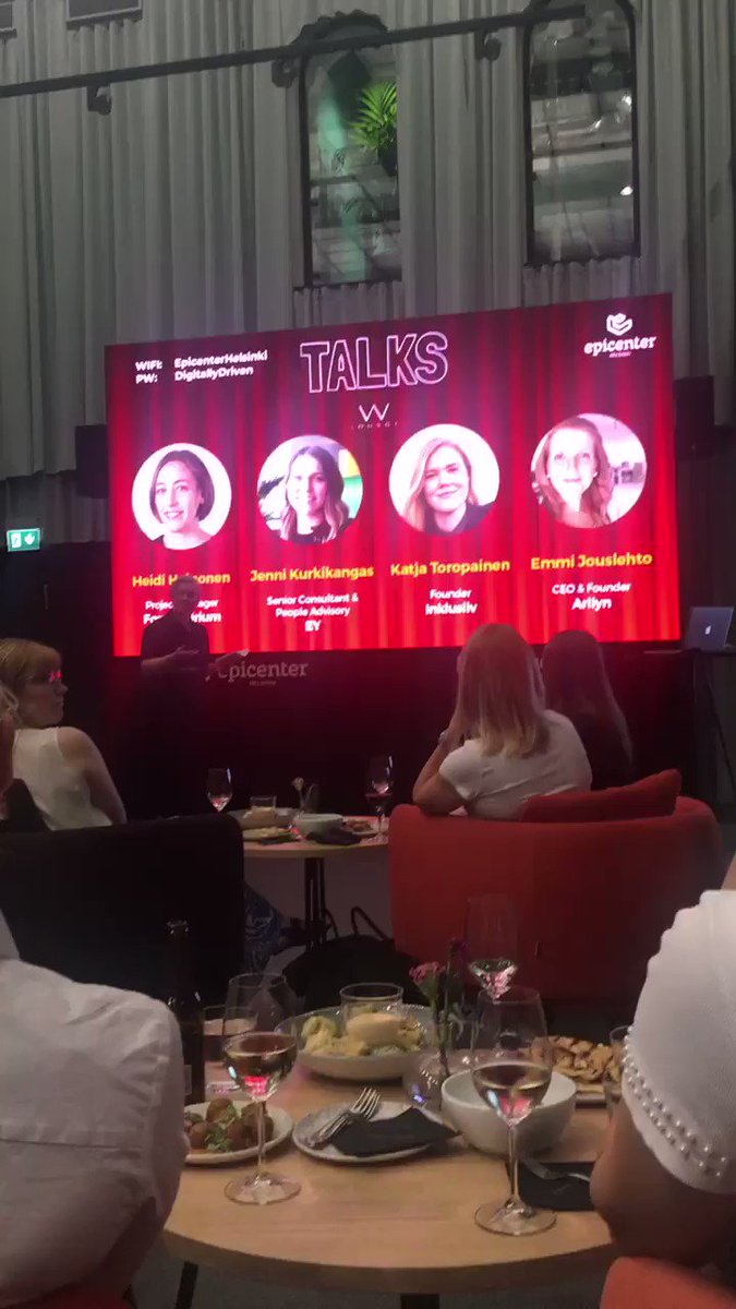 Because we need more role models for women and diversity in tech, more of these sort of events should happen! Thanks Alisa Mick #northmix for setting this up! #WLOUNGE #wloungetalks #finland #diversity #inclusion #Empowerment