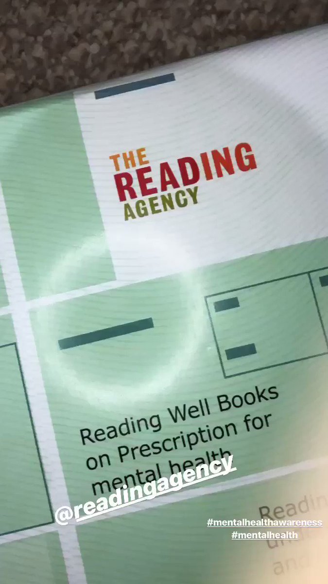 Working with @readingagency till end of June so exciting to be working with them for some #mentalhealth book prescription lots more to come very soon... #MentalHealthAwarenessWeek