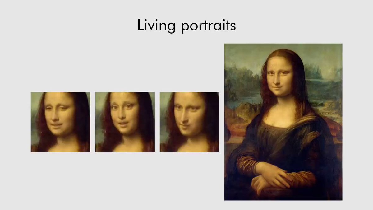 Mira cómo la inteligencia artificial desarrollada por Samsung da vida a La Gioconda.VÍDEO COMPLETO: http://shorturl.at/pIMW8 ESTUDIO: https://arxiv.org/abs/1905.08233v1 …
