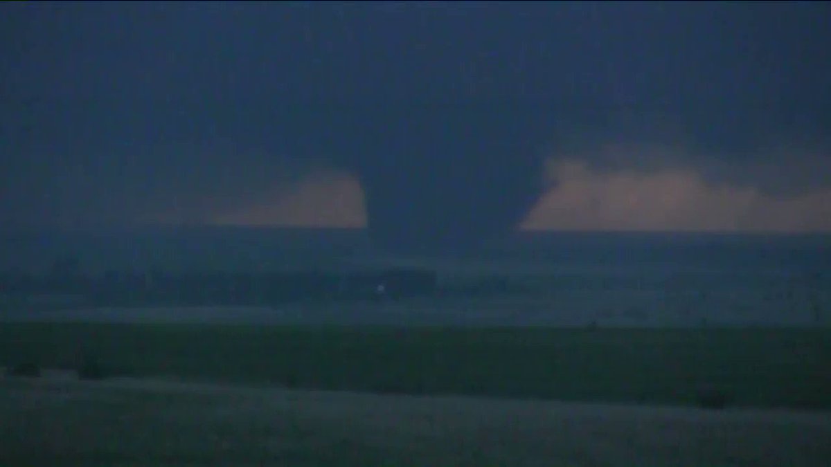 Here's another video of the violent, wedge tornado near Catesby, Oklahoma on 5-23-19. Our storm tracker @JEROMYCARTER1 captured this intense video, aired live on @kfor yesterday evening. #okwx