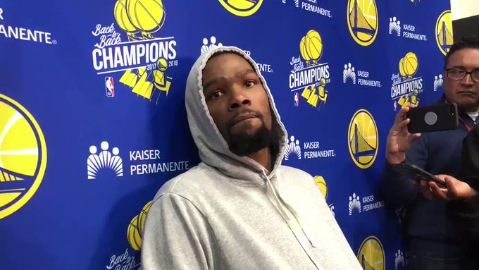 Image result for Durant admits injury wasn't as bad as initially feared