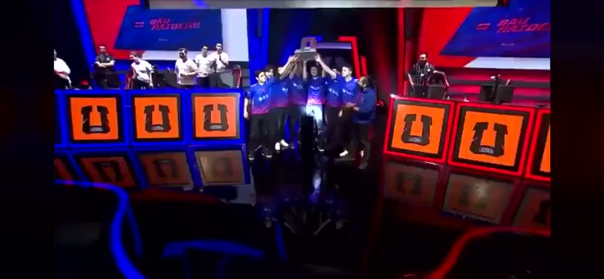 Bahçeşehir Üniversitesi League of Legends takımımız üniversiteler liginde şampiyon oldu. 🏆 Tebrikler BAU Raiders! @BAUeSports