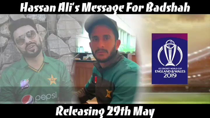Thanks to brother @RealHa55an for his lovely wishes on my upcoming song Badshah releasing 29th May