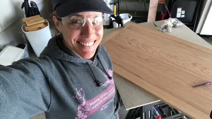 Coffee Table Update: Trimming out the top. #BuildWithBrandi #DIY #construction #woodworking #homeimprovement #coffeetable