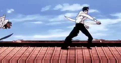 Anime sword fight gif