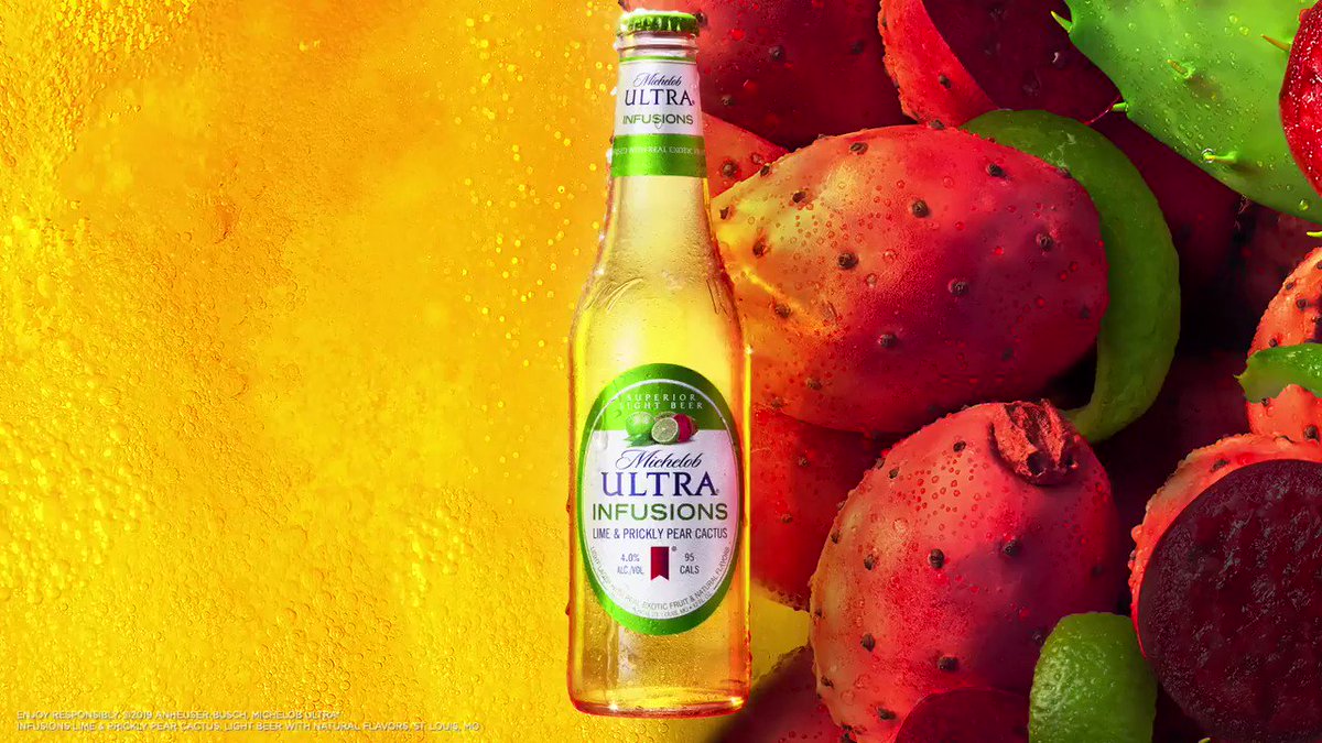 Michelob Ultra On Twitter When Beer Meets Exotic Fruit Summer Gets A Lot More Flavor Say To Michelob Ultra Infusions Superior Light Beer Infused With Lime Prickly Pear Cactus Infuseyoursummer Https T Co 9f16nughxe