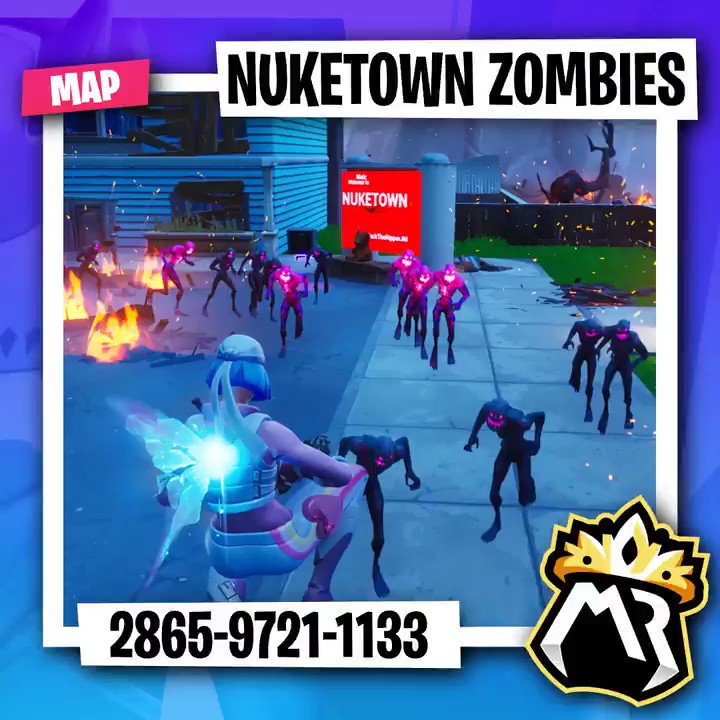 Nuketown Zombies In Fortnite Creative Youtube