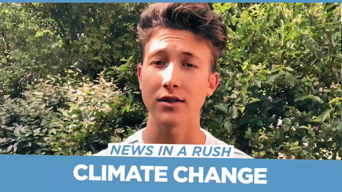 Let's talk about climate change. @thelukemullen hosts News in a Rush, tomorrow at 8:30pm EST.