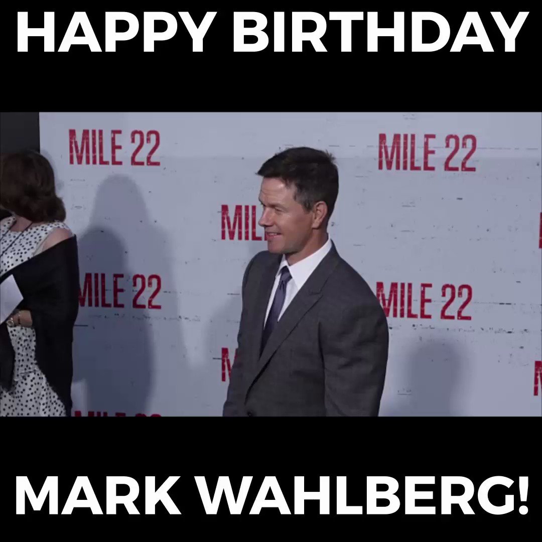 Happy Birthday, Mark Wahlberg!  