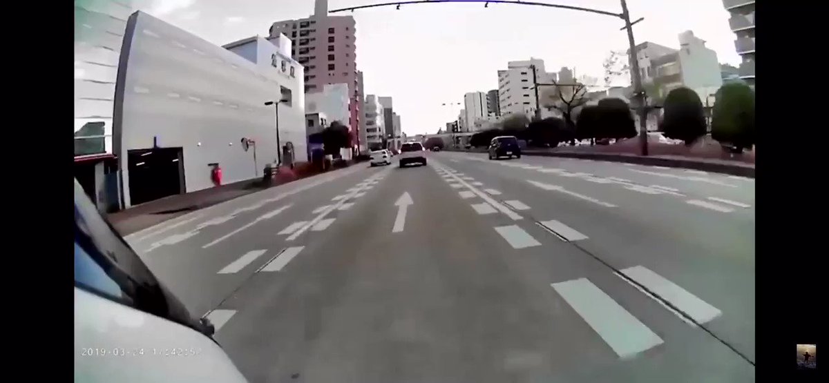 実録！バイクに煽り運転していた車が捕まった瞬間！