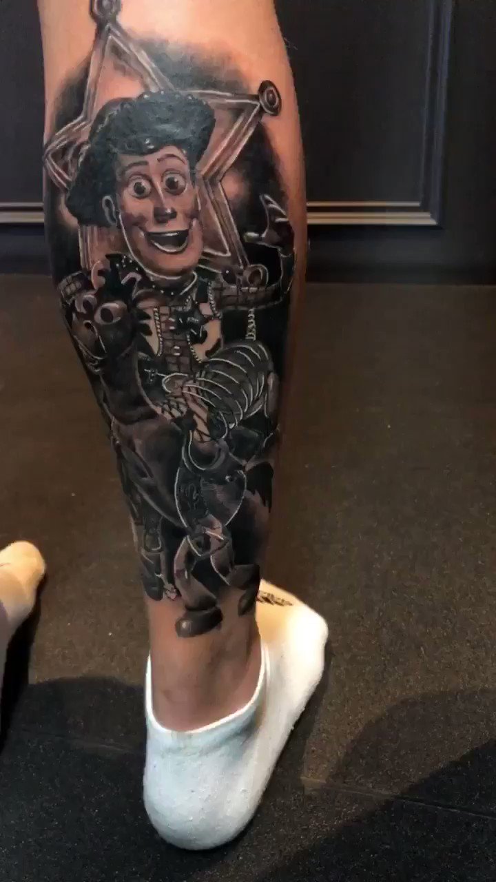 Buzz  Woody In Progress Toy Story Sleeve by Anthony Zamora TattooNOW