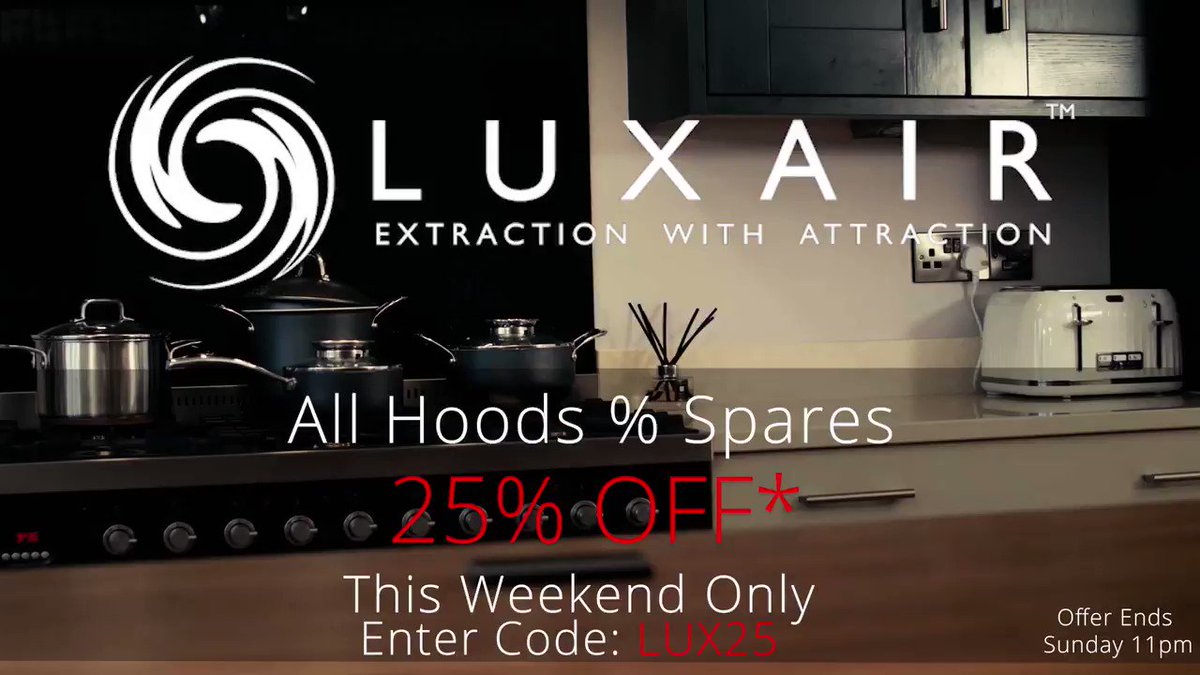 luxair cooker hood spares