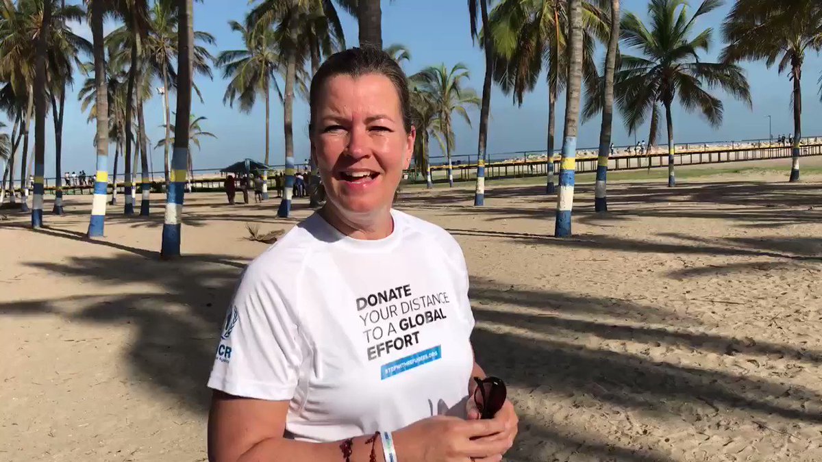 I was in La Guajira, Colombia and ran into a group of Colombian and Venezuelan runners who accepted the challenge to #StepWithRefugees - Do you accept the challenge? @UschiMuller @As_SyIFRC @NRC_Egeland
@ACNURamericas