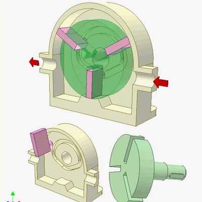 Pump of Fixed Disk Cam