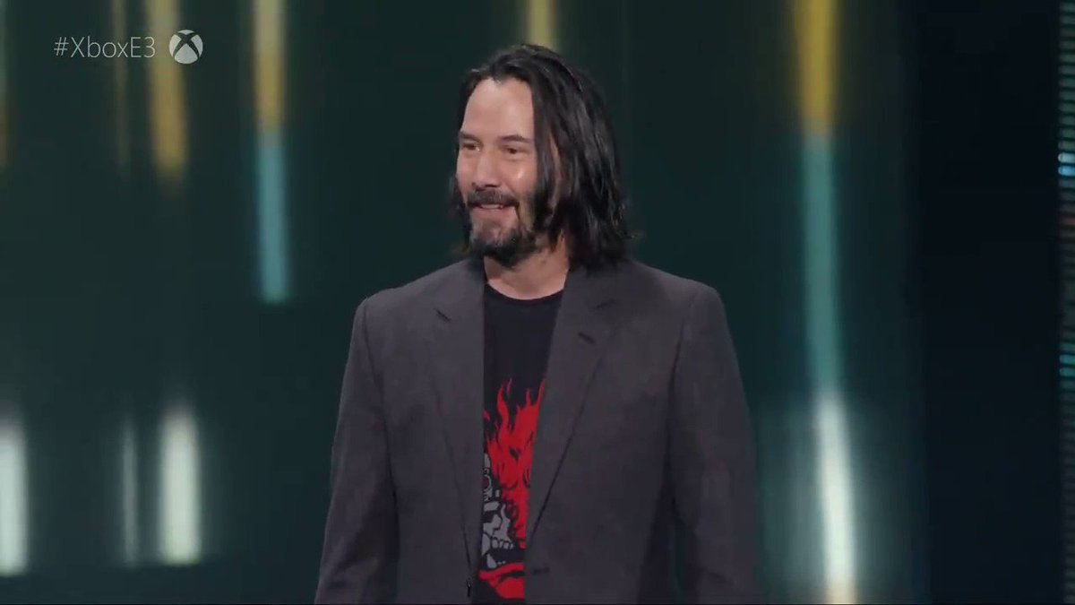 Uno de los MEJORES MOMENTOS de toda la conferencia de #XBOXE3:
"YOU'RE BREATHTAKING!"
Keanu Reeves, nos quitas el aliento