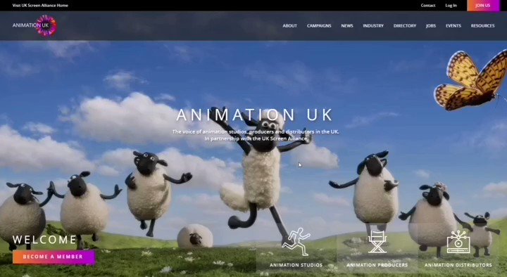 Our β¨BRAND NEWβ¨ site for both @UKScreenAlln + Animation UK is now live! visit http://animationuk.orgΒ to find out about animation UKβs campaigns, links & info on careers in #animation, upcoming events for animation trade & festivals & how to join animation UK as a member πππ
