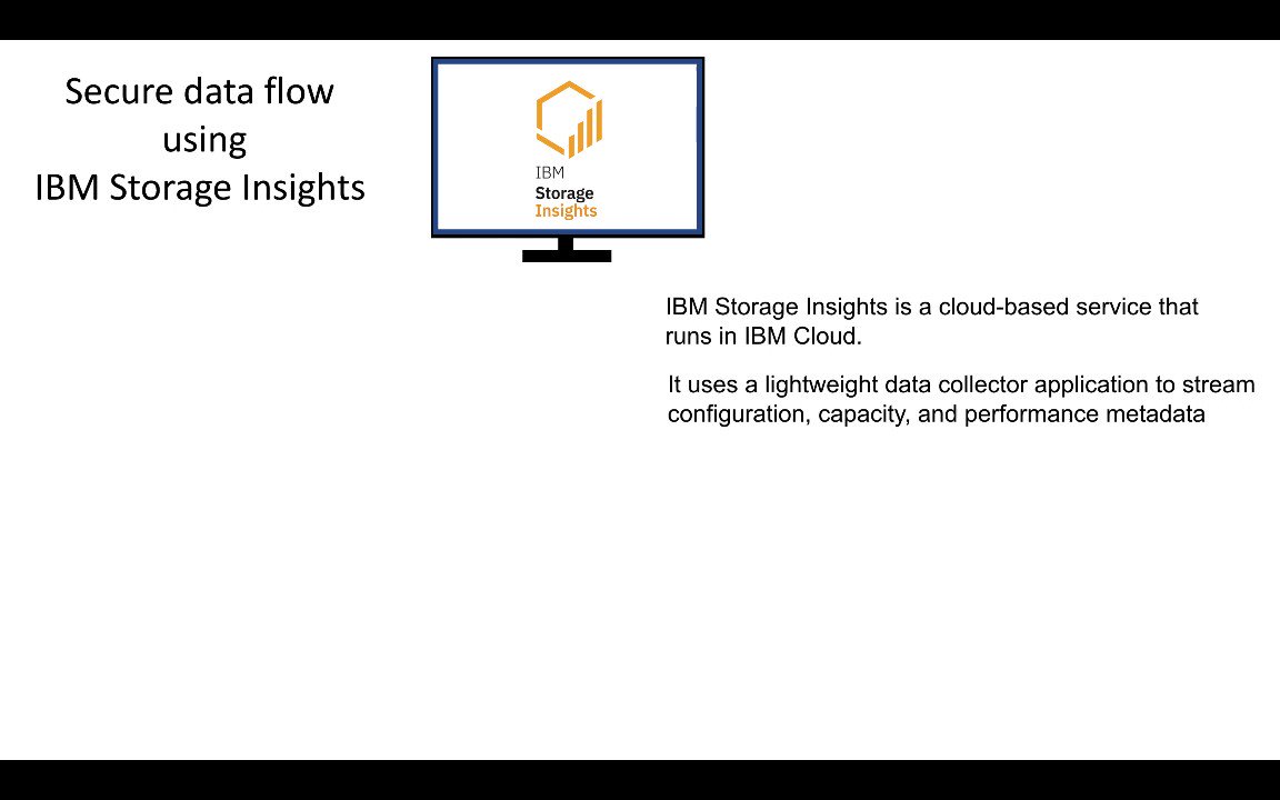 Bob Graczyk Secure To The Core Ibm Storage Insights Pro Ibm Storage Insights Are Cloud Service Offerings That Use A Light Weight Application The Data Collector To Collect Send