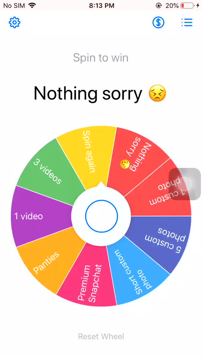 Spin the wheel onlyfans