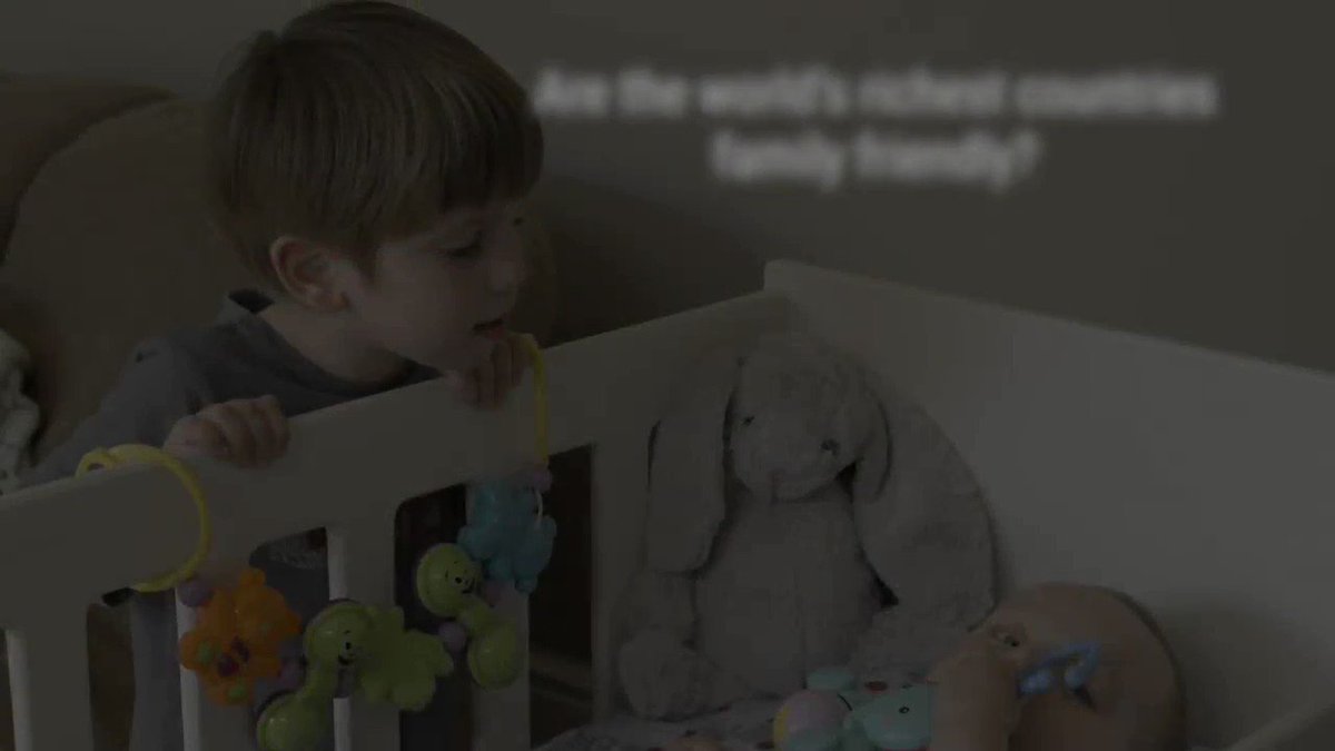 🎥 Are the world's richest countries family friendly?
@UNICEFInnocenti's 🆕 report compares policies in the @OECD & #EU. Even rich countries are failing to give parents adequate paid leave, 🤱 support & childcare options.
Learn more: http://www.unicef-irc.org/family-friendly #EarlyMomentsMatter