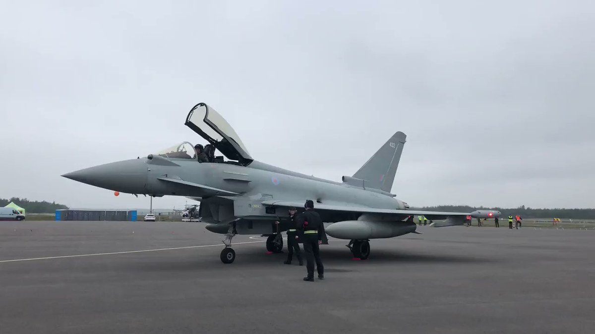 #Eurofighter has arrived in #Turku!
Who’s excited for tomorrow’s display? Come and see Eurofighter #bringthenoise @TurkuAirshow this Saturday and Sunday @TyphoonDisplay #TurkuAirshow