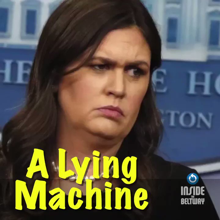 Huckabee Sanders weepy farewell. Boo Fuckin Hoo. What's next for a lying sycophant, with a creepy dad and an even creepier mentor? #resist @realDonaldTrump #ImpeachTrumpNow
